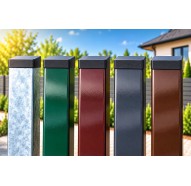 Kvadratinis tvoros stulpas 100x100 mm